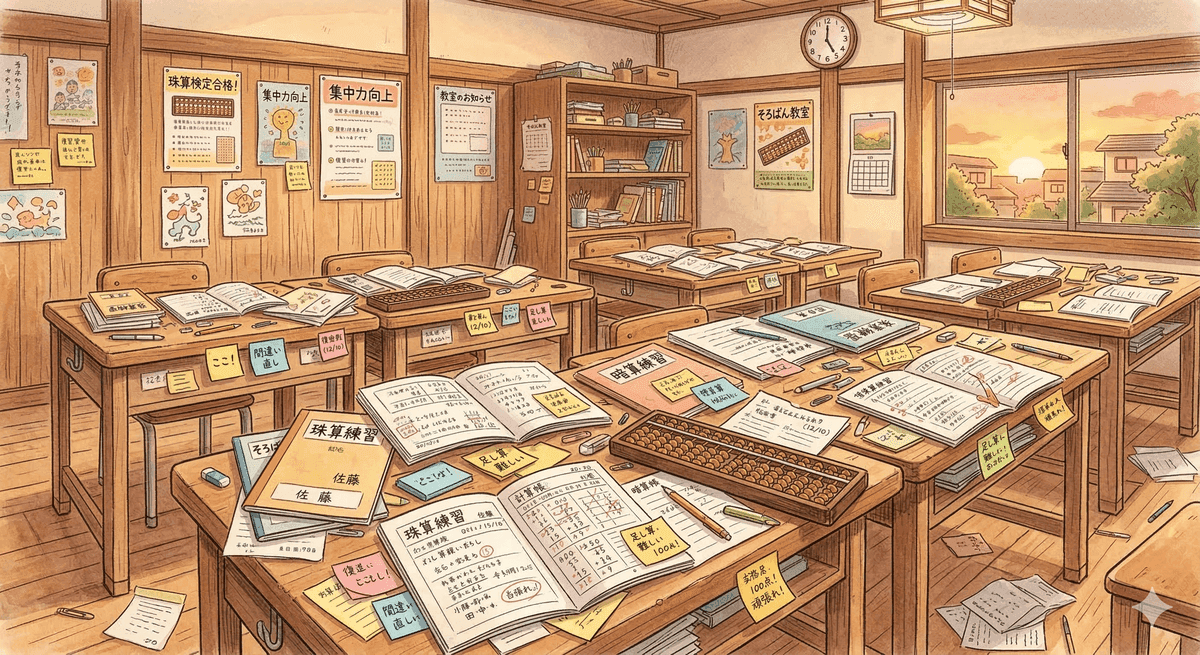 生徒の記録がバラバラで探せない…